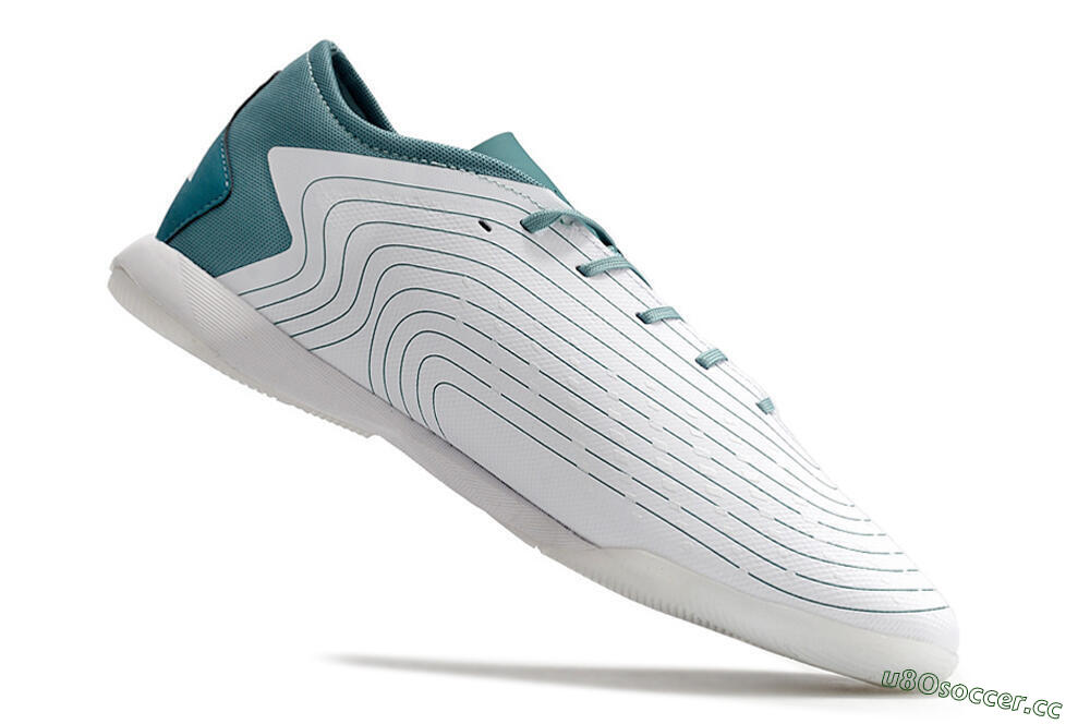 Men's Adidas Predator Accuracy.3 IC Indoor & Futsal Low-Tops Football Shoes - White/Blue 4