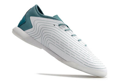 Men's Adidas Predator Accuracy.3 IC Indoor & Futsal Low-Tops Football Shoes - White/Blue