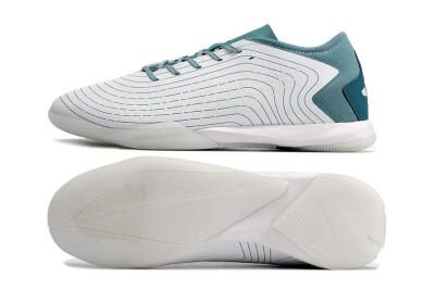 Men's Adidas Predator Accuracy.3 IC Indoor & Futsal Low-Tops Football Shoes - White/Blue