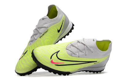 Unisex Nike Phantom GX Elite TF Artificial Turf Low-Tops Football Shoes - Grey/Yellow/Black