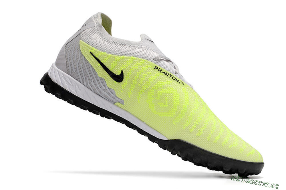 Unisex Nike Phantom GX Elite TF Artificial Turf Low-Tops Football Shoes - Grey/Yellow/Black 6