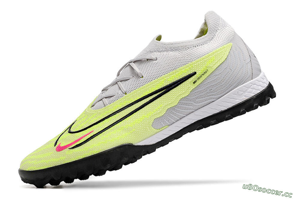 Unisex Nike Phantom GX Elite TF Artificial Turf Low-Tops Football Shoes - Grey/Yellow/Black 7