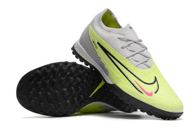 Unisex Nike Phantom GX Elite TF Artificial Turf Low-Tops Football Shoes - Grey/Yellow/Black