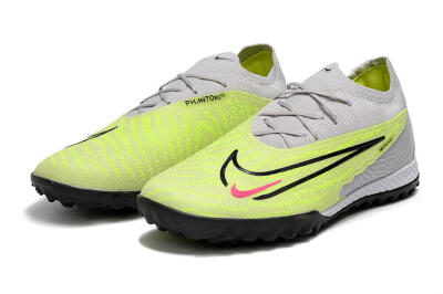Unisex Nike Phantom GX Elite TF Artificial Turf Low-Tops Football Shoes - Grey/Yellow/Black