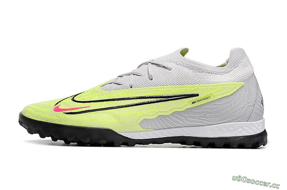 Unisex Nike Phantom GX Elite TF Artificial Turf Low-Tops Football Shoes - Grey/Yellow/Black 0