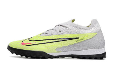Unisex Nike Phantom GX Elite TF Artificial Turf Low-Tops Football Shoes - Grey/Yellow/Black