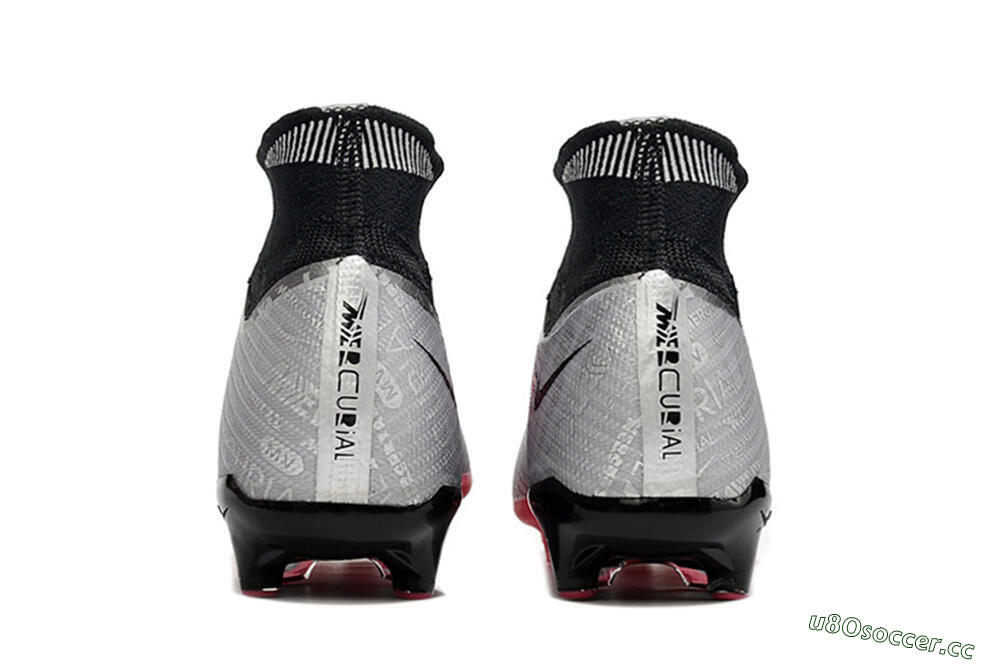 Unisex Nike Air Zoom Mercurial Superfly 9 Elite AG Artificial Grass High-Tops Football Boots - Sliver/Pink/Black 6