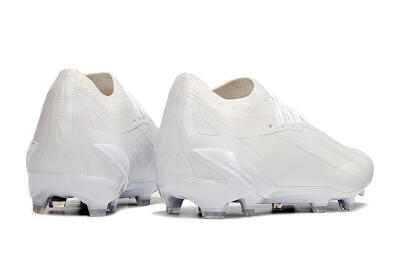Men's Adidas X Speedportal.1 FG Firm Ground Low-Tops Football Boots - White/White