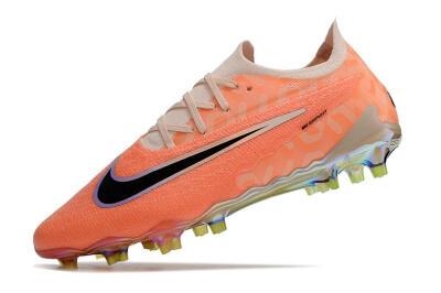 Men's Nike Phantom GX Elite FG Firm Ground Low-Tops Football Boots - Orange/Black/Sliver