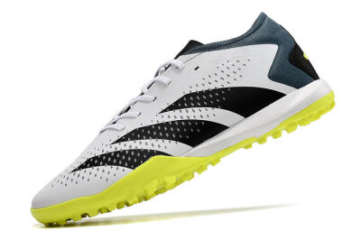 Men's Adidas Predator Accuracy.3 TF Artificial Turf Low-Tops Football Shoes - White/Black/Blue