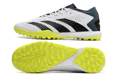 Men's Adidas Predator Accuracy.3 TF Artificial Turf Low-Tops Football Shoes - White/Black/Blue
