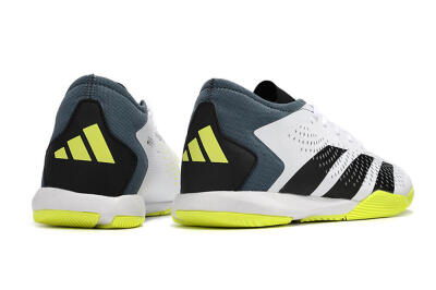 Men's Adidas Predator Accuracy.3 IC Indoor & Futsal Low-Tops Football Shoes - White/Black/Blue