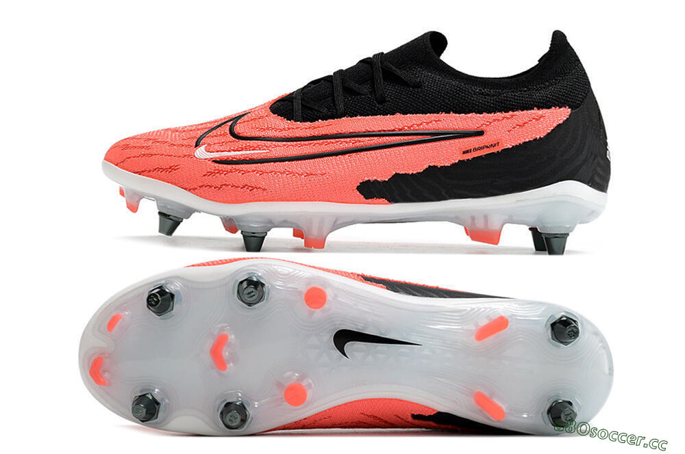 Men's Nike Phantom GX Elite SG Soft Ground Low-Tops Football Boots - Pink/Black/White 1