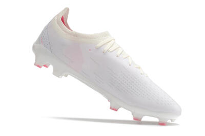 Men's Puma Ultra Ultimate FG Firm Ground Low-Tops Football Boots - White/Pink/Black