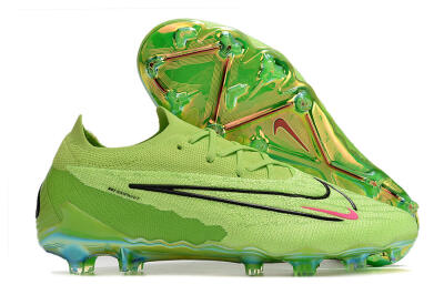 Men's Nike Phantom GX Elite FG Firm Ground Low-Tops Football Boots - Green/Black/Red