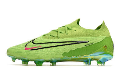 Men's Nike Phantom GX Elite FG Firm Ground Low-Tops Football Boots - Green/Black/Red