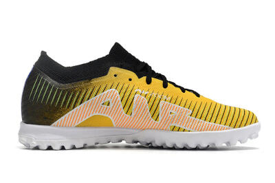 Unisex Nike Air Zoom Mercurial Vapor 15 Elite TF Artificial Turf Low-Tops Football Shoes - Yellow/Black/White