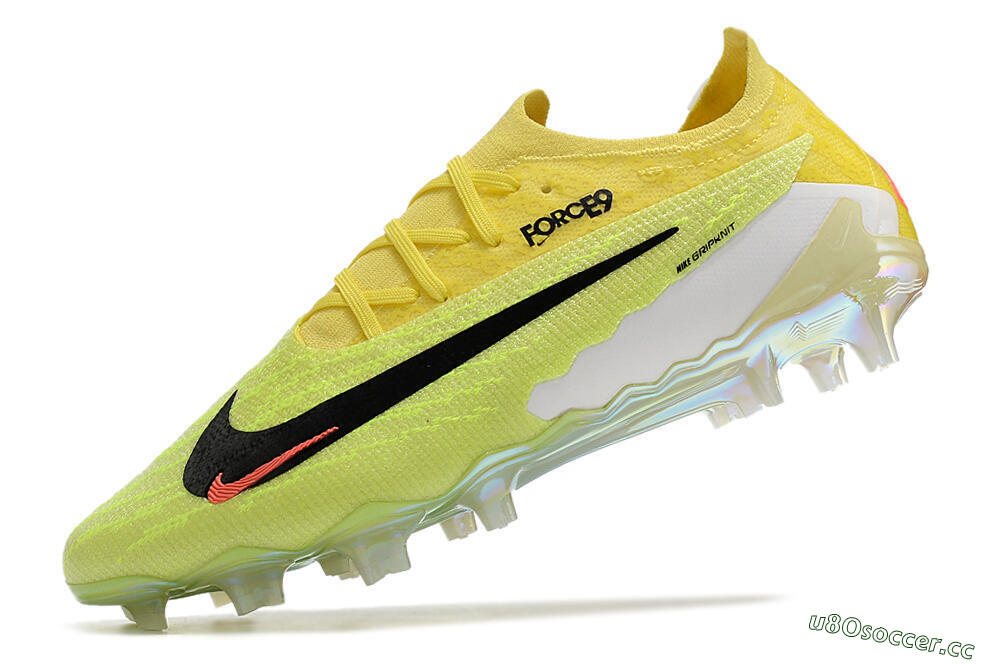 Men's Nike Phantom GX Elite Link FG Firm Ground Low-Tops Football Boots - Orange/Yellow/Black 5