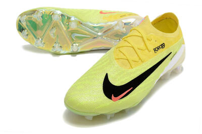 Men's Nike Phantom GX Elite Link FG Firm Ground Low-Tops Football Boots - Orange/Yellow/Black