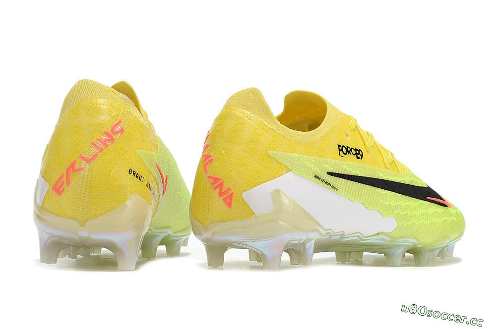 Men's Nike Phantom GX Elite Link FG Firm Ground Low-Tops Football Boots - Orange/Yellow/Black 6