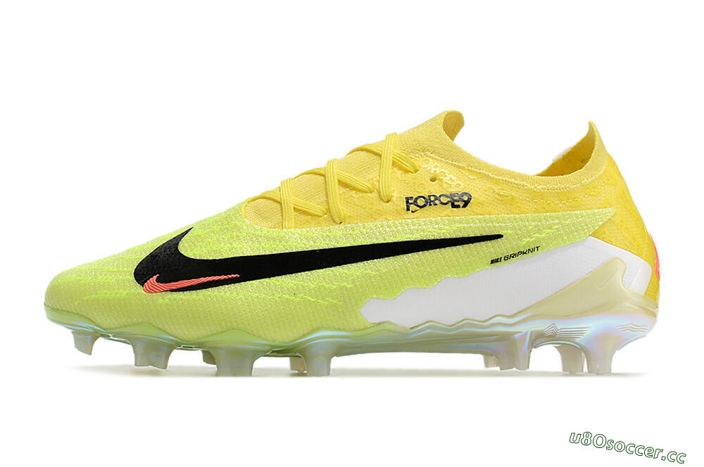 Men's Nike Phantom GX Elite Link FG Firm Ground Low-Tops Football Boots - Orange/Yellow/Black 0