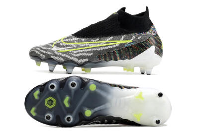 Men's Nike Phantom GX Elite DF SG Soft Ground Low-Tops Football Boots - Black/Grey/Yellow