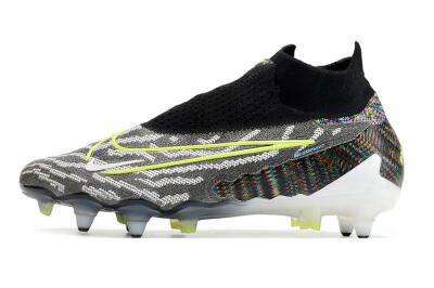 Men's Nike Phantom GX Elite DF SG Soft Ground Low-Tops Football Boots - Black/Grey/Yellow