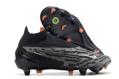 Men's Nike Phantom GX Elite DF SG Soft Ground Low-Tops Football Boots - Black/Grey/White