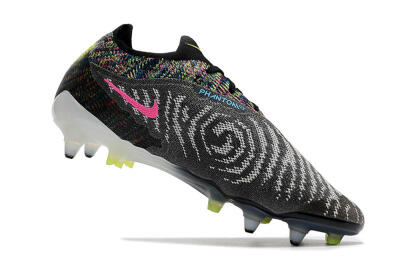 Men's Nike Phantom GX Elite SG Soft Ground Low-Tops Football Boots - Black/Grey/Yellow