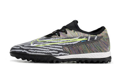 Men's Nike React Phantom GX Pro TF Artificial Turf Low-Tops Football Shoes - Black/Grey/Yellow