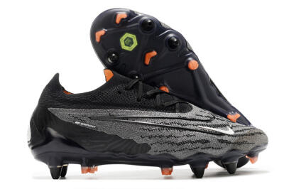 Men's Nike Phantom GX Elite SG Soft Ground Low-Tops Football Boots - Black/Grey/White
