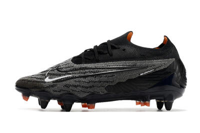 Men's Nike Phantom GX Elite SG Soft Ground Low-Tops Football Boots - Black/Grey/White