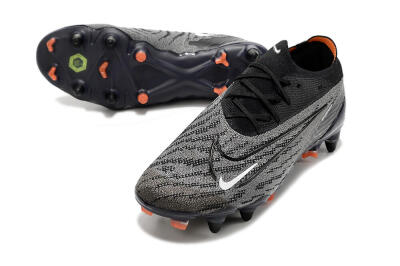 Men's Nike Phantom GX Elite SG Soft Ground Low-Tops Football Boots - Black/Grey/White