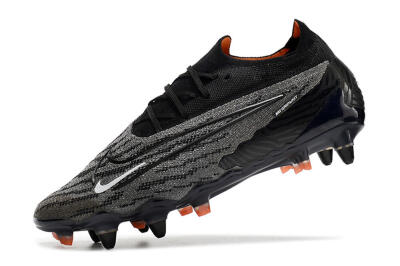Men's Nike Phantom GX Elite SG Soft Ground Low-Tops Football Boots - Black/Grey/White