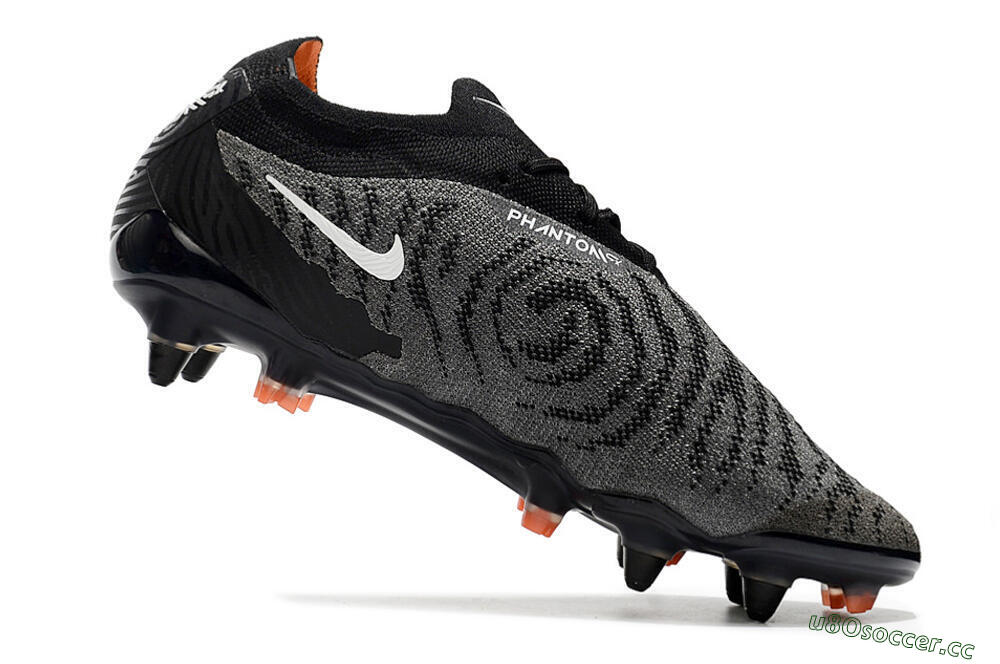 Men's Nike Phantom GX Elite SG Soft Ground Low-Tops Football Boots - Black/Grey/White 5
