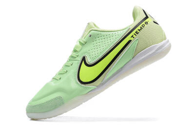 Men's Nike Tiempo Legend 9 IC Indoor & Futsal Low-Tops Football Shoes - Green/Black