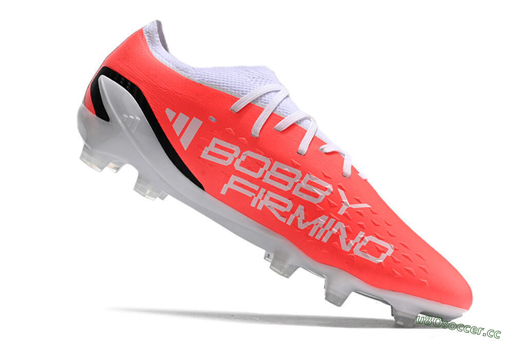 Men's Adidas X Speedportal.1 Brazil FG Firm Ground Low-Tops Football Boots - White/Orange/Black 4