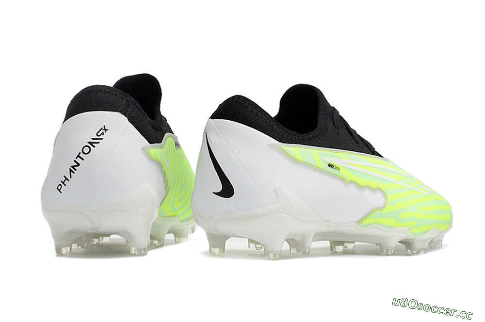 Men's Nike React Phantom GX Academy FG Firm Ground Low-Tops Football Boots - Yellow/Black/White 6