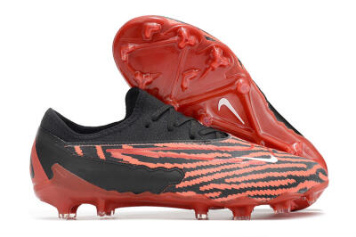 Men's Nike React Phantom GX Academy FG Firm Ground Low-Tops Football Boots - Red/Black/White