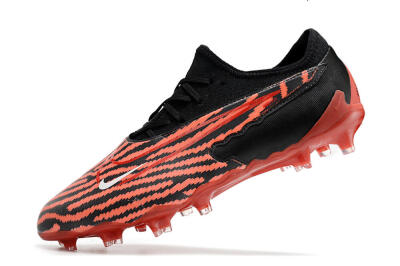 Men's Nike React Phantom GX Academy FG Firm Ground Low-Tops Football Boots - Red/Black/White