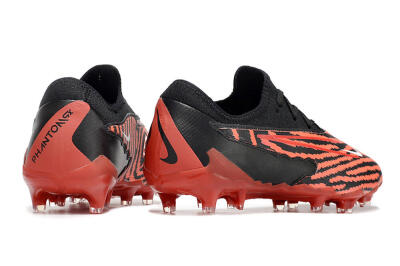Men's Nike React Phantom GX Academy FG Firm Ground Low-Tops Football Boots - Red/Black/White