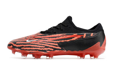 Men's Nike React Phantom GX Academy FG Firm Ground Low-Tops Football Boots - Red/Black/White