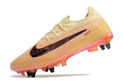 Men's Nike Phantom GX Elite SG Soft Ground Low-Tops Football Boots - Yellow/Black/Orange