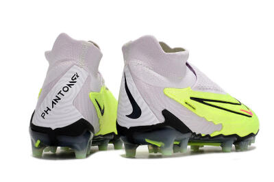 Men's Nike Phantom GX Elite DF FG Firm Ground High-Tops Football Boots - Green/Black/White