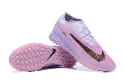Men's Nike Phantom GX Elite TF Artificial Turf Low-Tops Football Shoes - Purple/Pink/Black