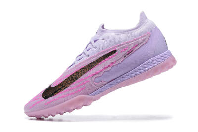 Men's Nike Phantom GX Elite TF Artificial Turf Low-Tops Football Shoes - Purple/Pink/Black