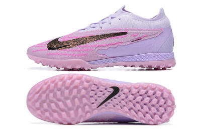Men's Nike Phantom GX Elite TF Artificial Turf Low-Tops Football Shoes - Purple/Pink/Black