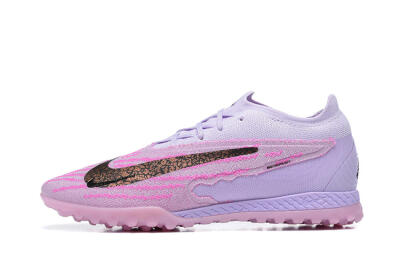 Men's Nike Phantom GX Elite TF Artificial Turf Low-Tops Football Shoes - Purple/Pink/Black