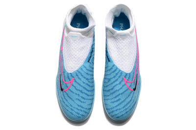 Unisex Nike Phantom GX Elite DF TF Artificial Turf High-Tops Football Shoes - Blue/Pink/White
