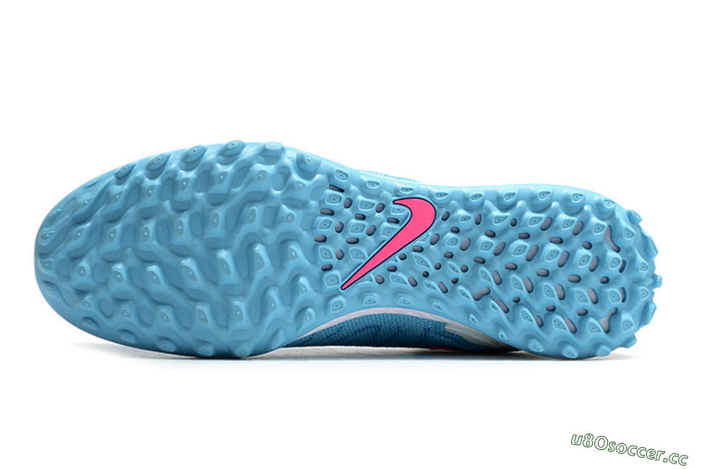 Unisex Nike Phantom GX Elite DF TF Artificial Turf High-Tops Football Shoes - Blue/Pink/White 6
